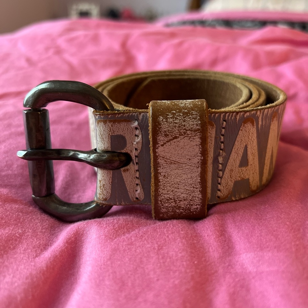 Armani Jeans Belt with Large Buckle